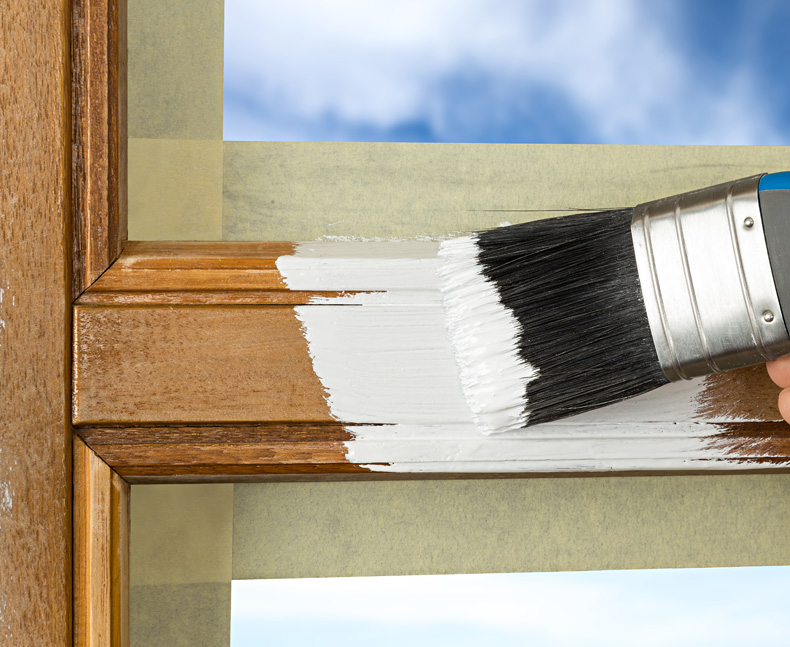 Raamomlijstingen schilderen